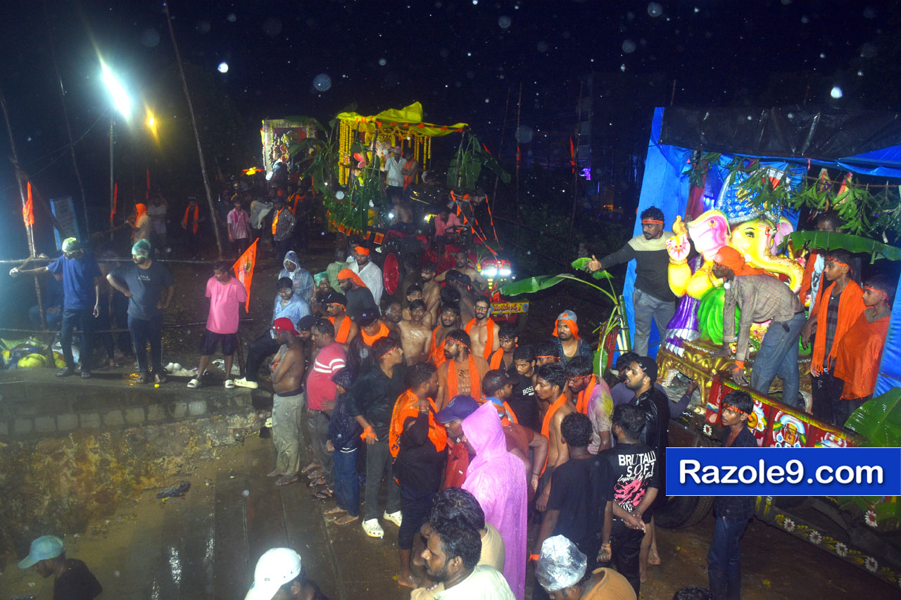Razole Taluka Ganesh Nimajjanam
